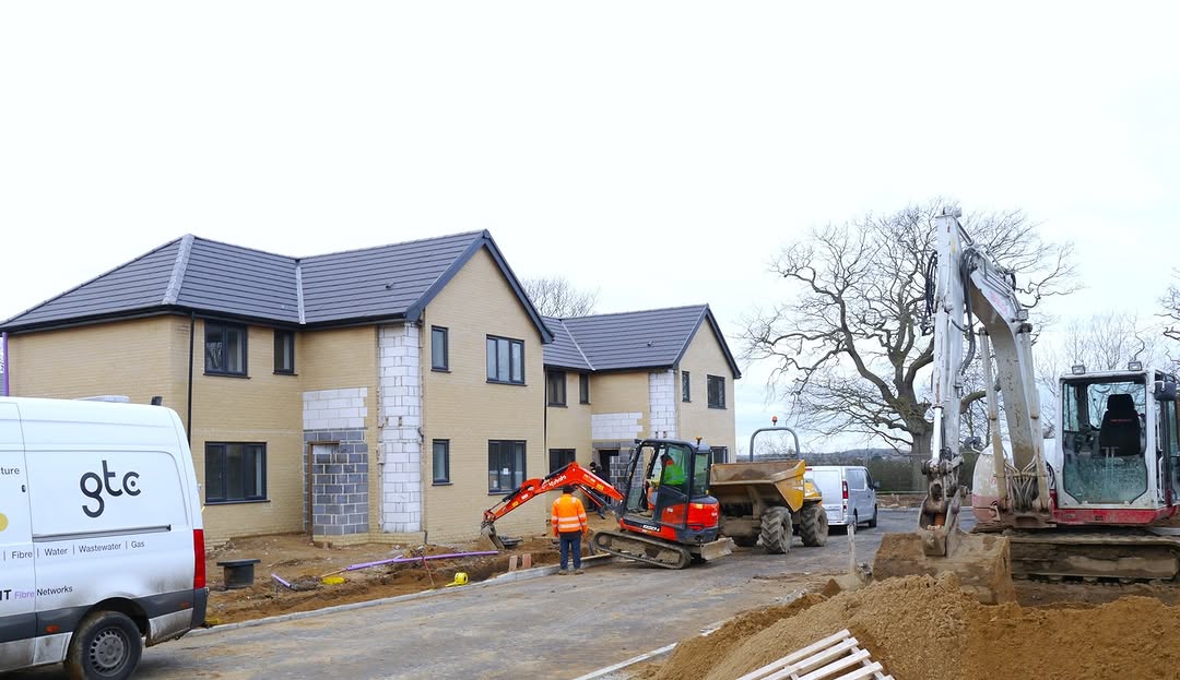 Completed home exterior