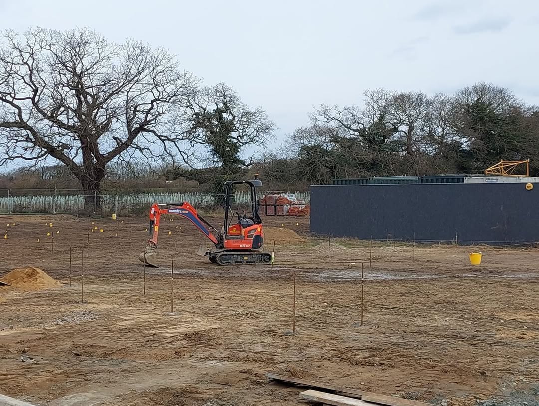 Groundworks — earthmoving in progress