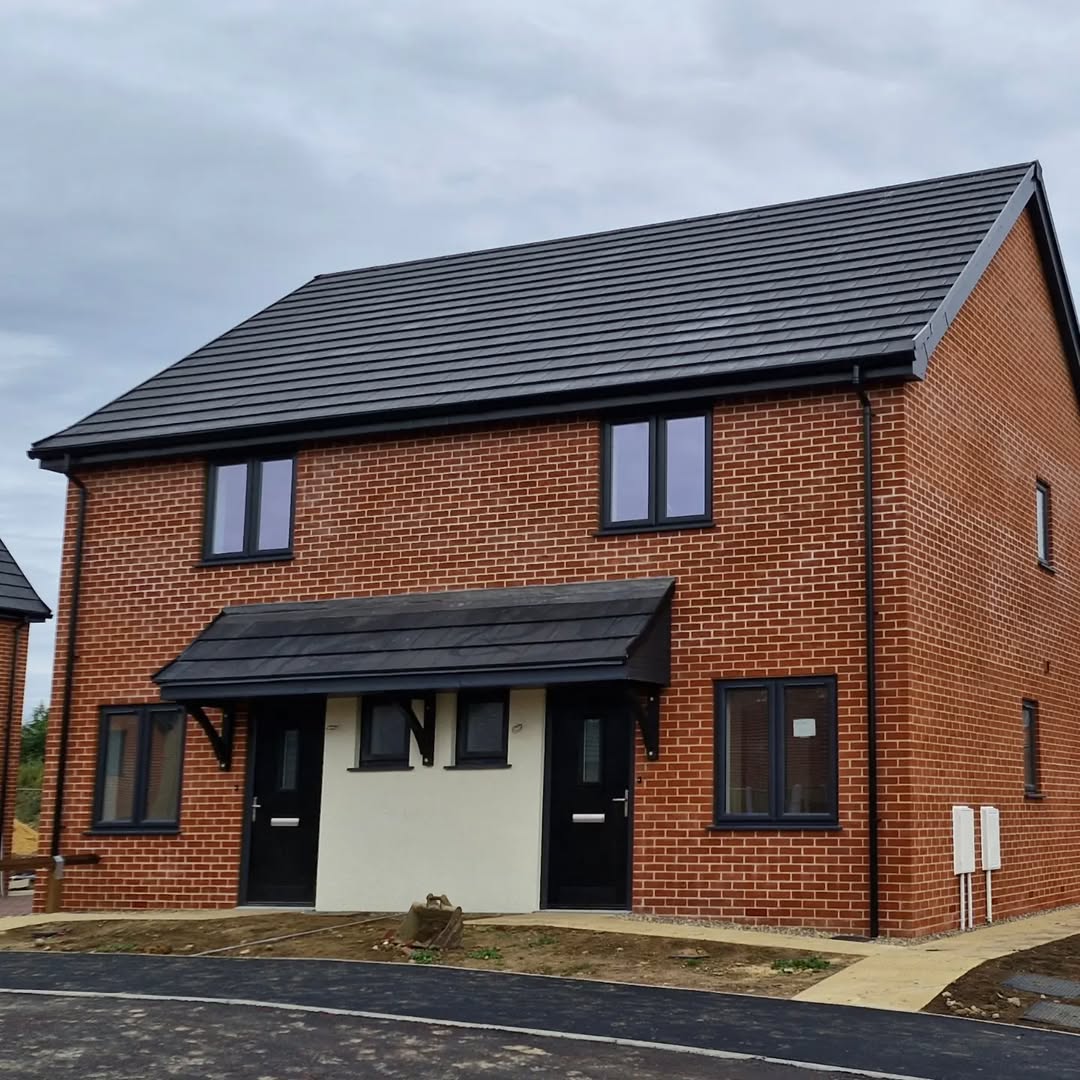 Completed home side view