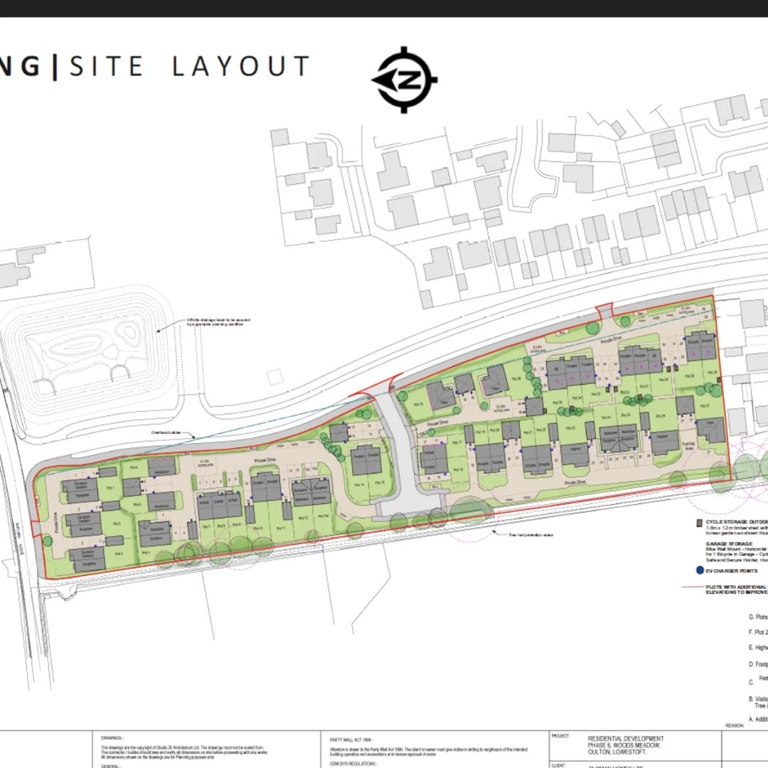 Phase 6 full site layout drawing