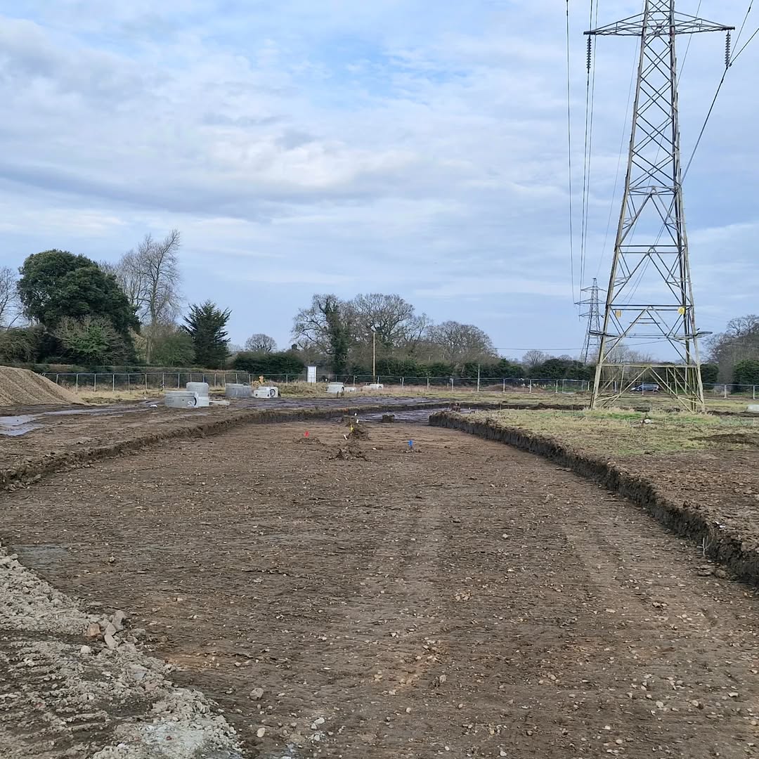 Early groundworks — site clearance and preparation