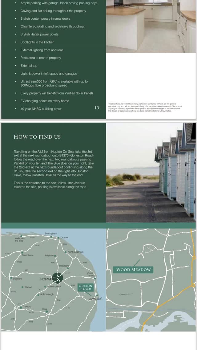 Development brochure — specifications and location map